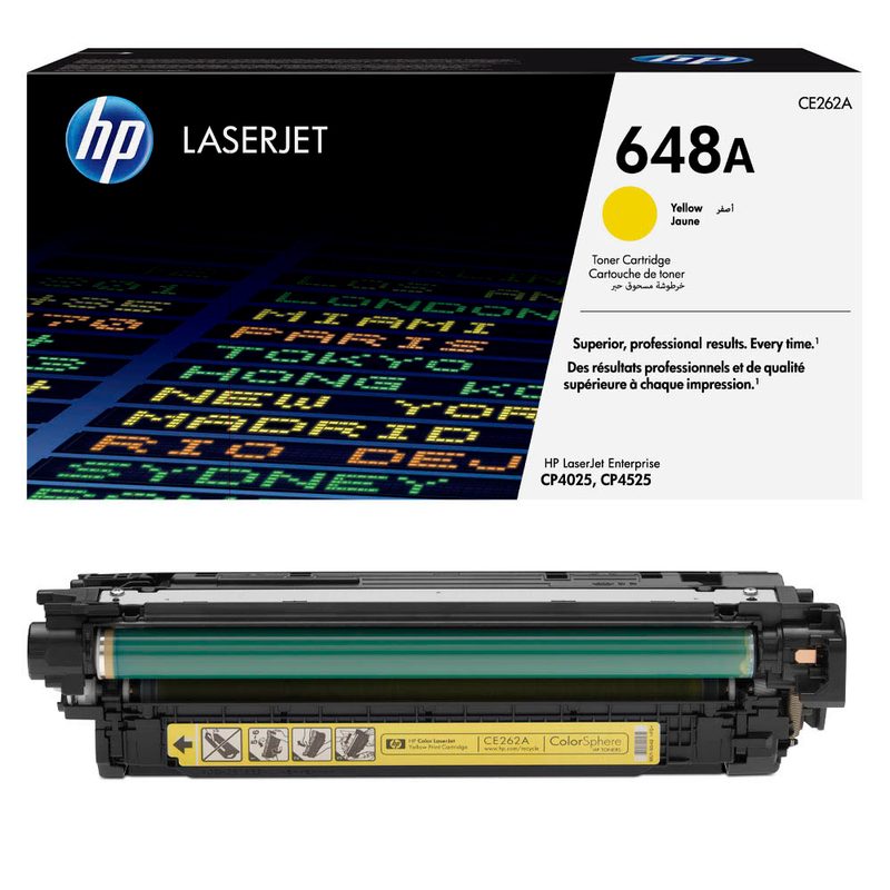 HP 648A (CE262A) gelb Tonerkartusche