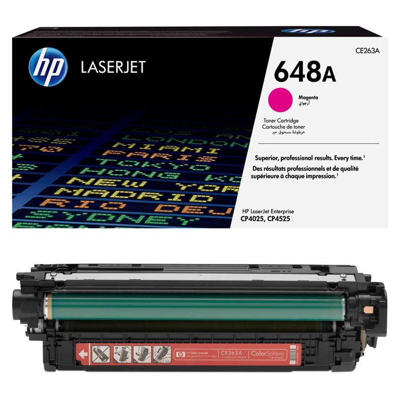 HP 648A (CE263A) magenta Tonerkartusche