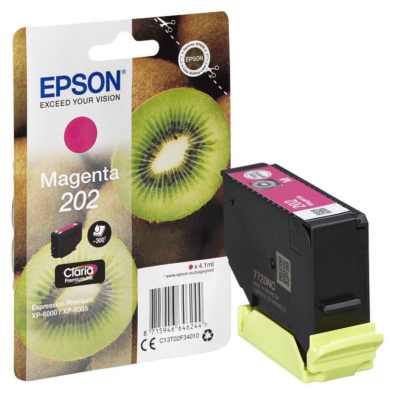 EPSON 202/T02F34  magenta Druckerpatrone