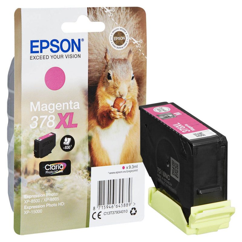 EPSON 378XL/T37934  magenta Druckerpatrone