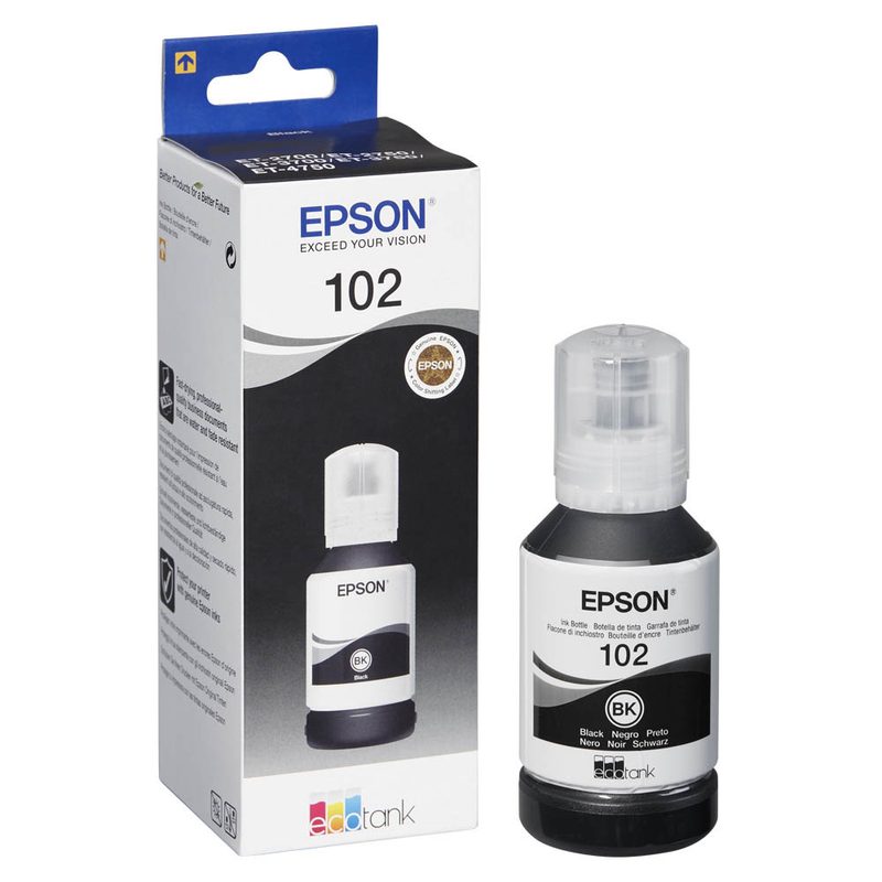 EPSON 102/T03R14  schwarz Tintenflasche