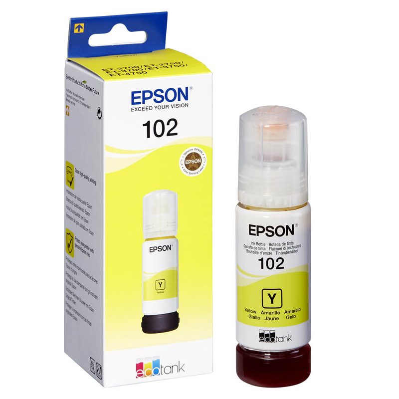 EPSON 102/T03R44  gelb Tintenflasche