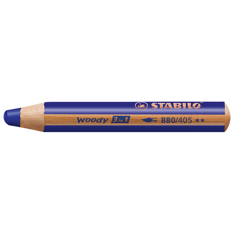 STABILO woody 3 in 1 Buntstift blau, 1 St.