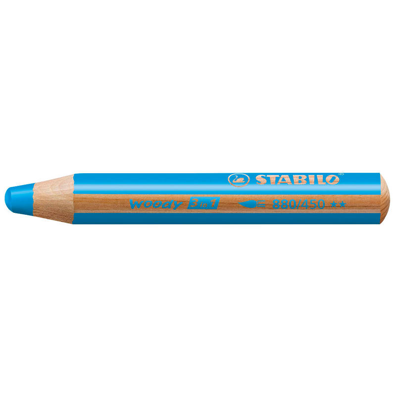 STABILO woody 3 in 1 Buntstift blau, 1 St.