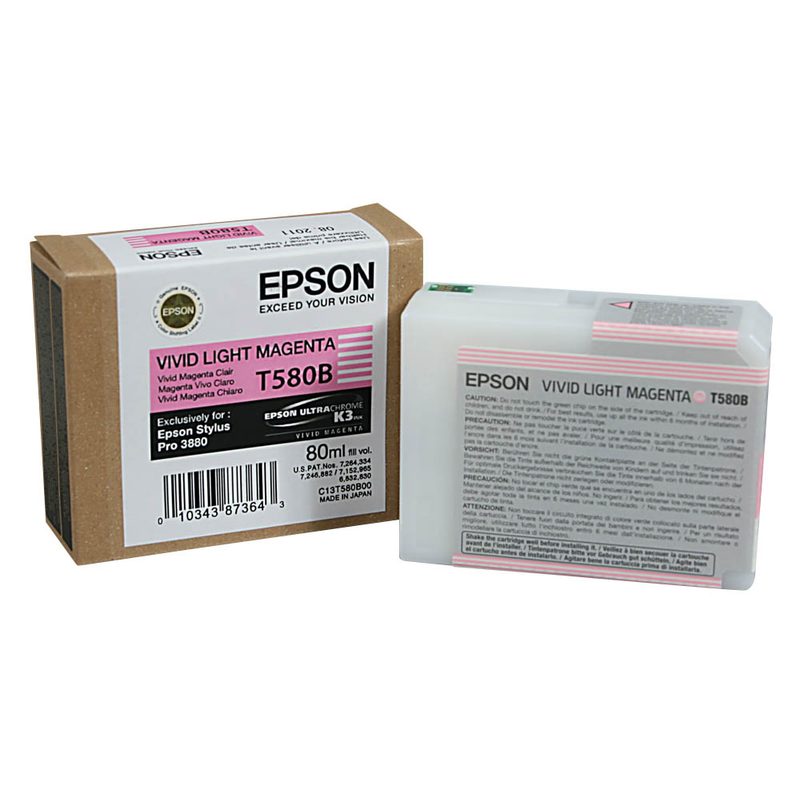 EPSON T580B vivid light magenta Druckerpatrone