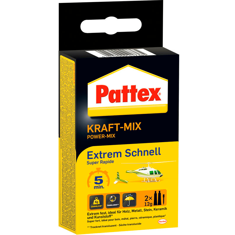 Pattex KRAFT-MIX POWER-MIX Extrem Schnell 2 Komponenten-Kleber 24,0 g