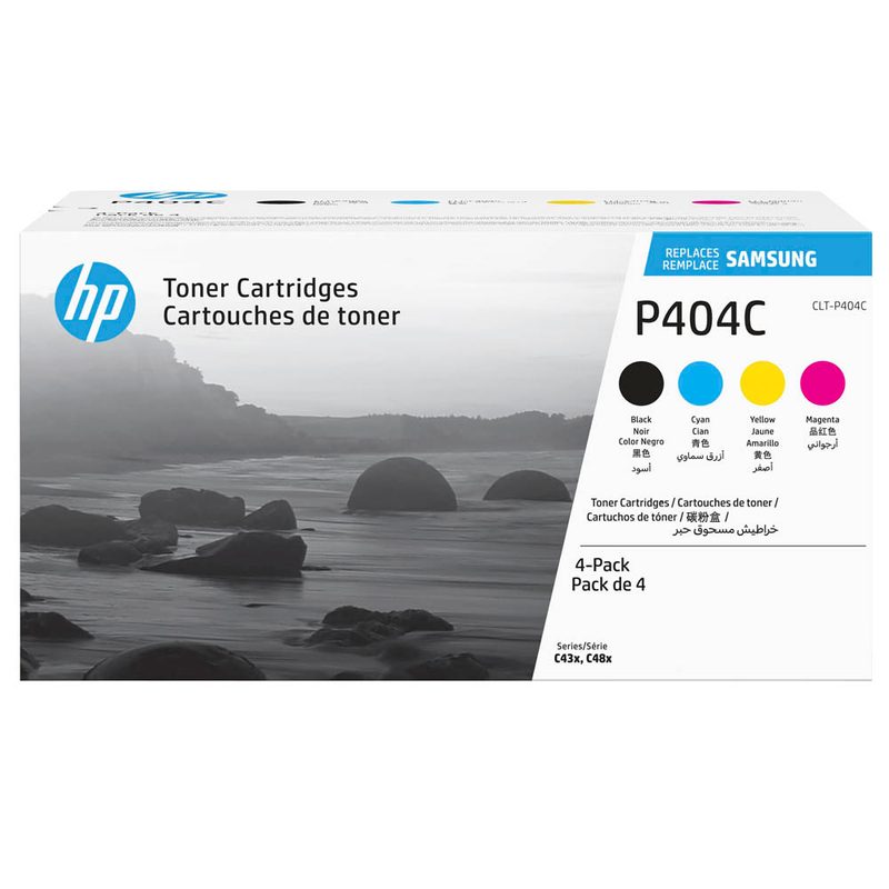 HP CLT-P404C (SU365A) schwarz, cyan, magenta, gelb Toner, 4er-Set