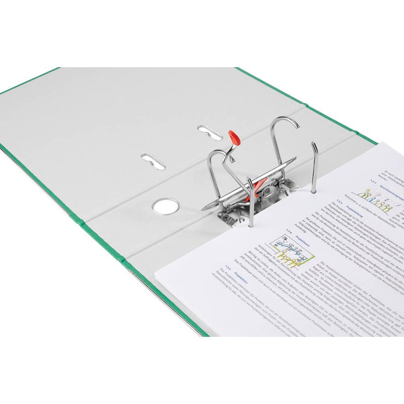 herlitz maX.file nature plus Ordner grün Karton 8,0 cm DIN A4