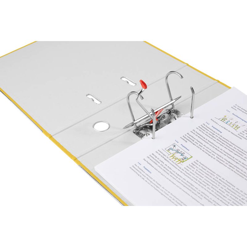 herlitz maX.file nature plus Ordner gelb Karton 8,0 cm DIN A4