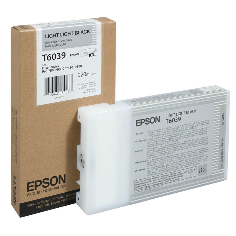 EPSON T6039 light light schwarz Druckerpatrone