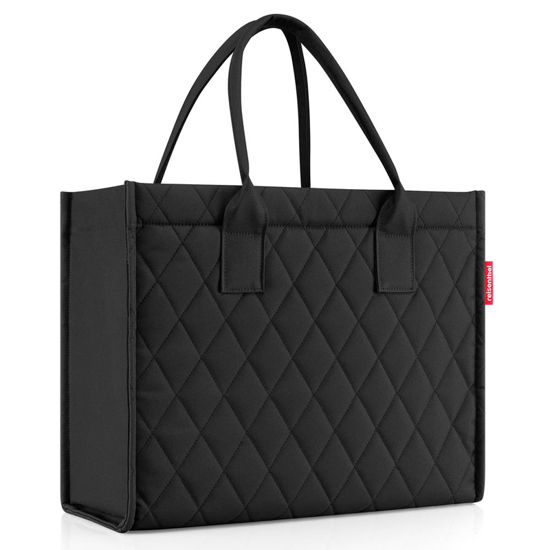 reisenthel® Einkaufstasche daily shopper rhombus Kunststoff schwarz DN 7059