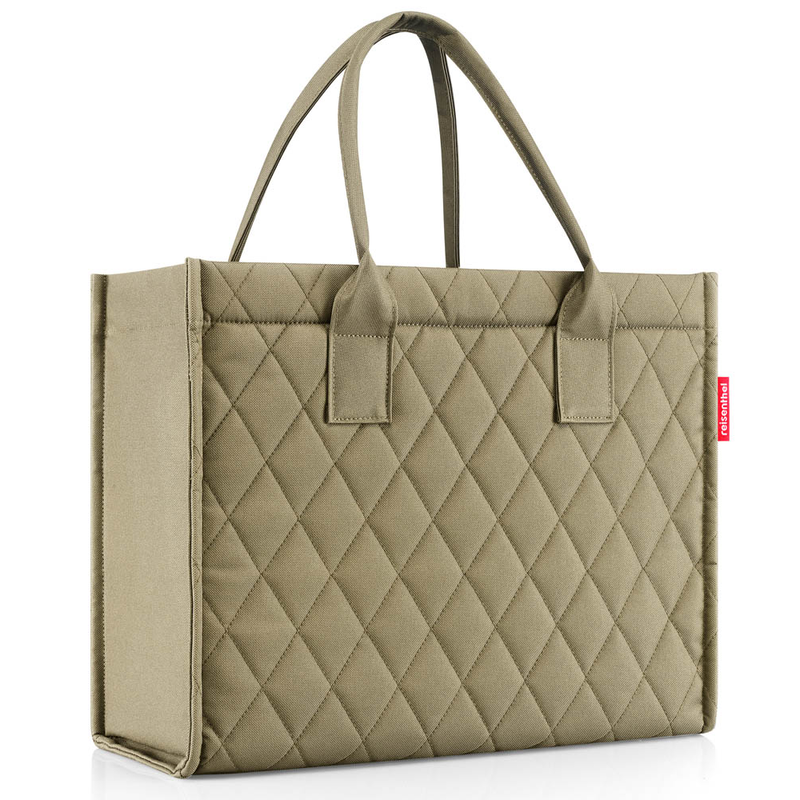 reisenthel® Einkaufstasche daily shopper rhombus Kunststoff olive DN 5046