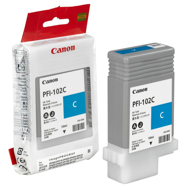 Canon PFI-102 C  cyan Druckerpatrone