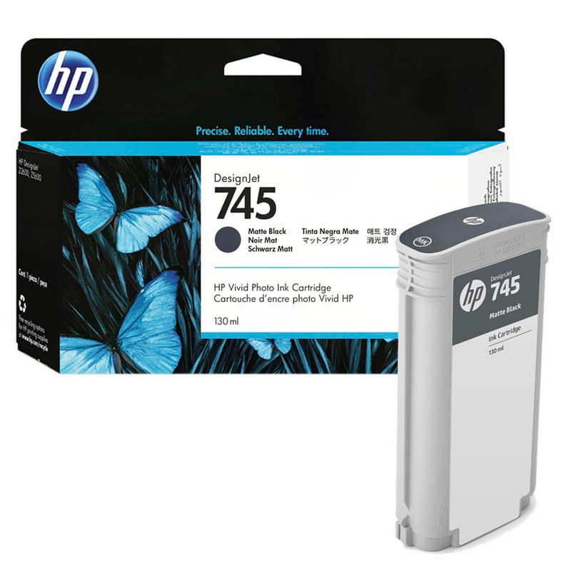 HP 745 (F9J99A) Matt schwarz Druckerpatrone