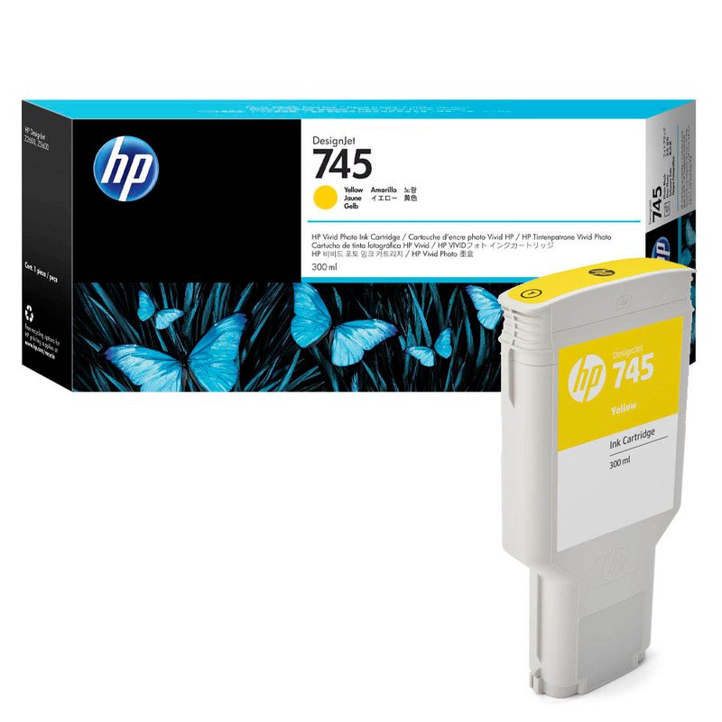 HP 745 (F9K02A) gelb Druckerpatrone