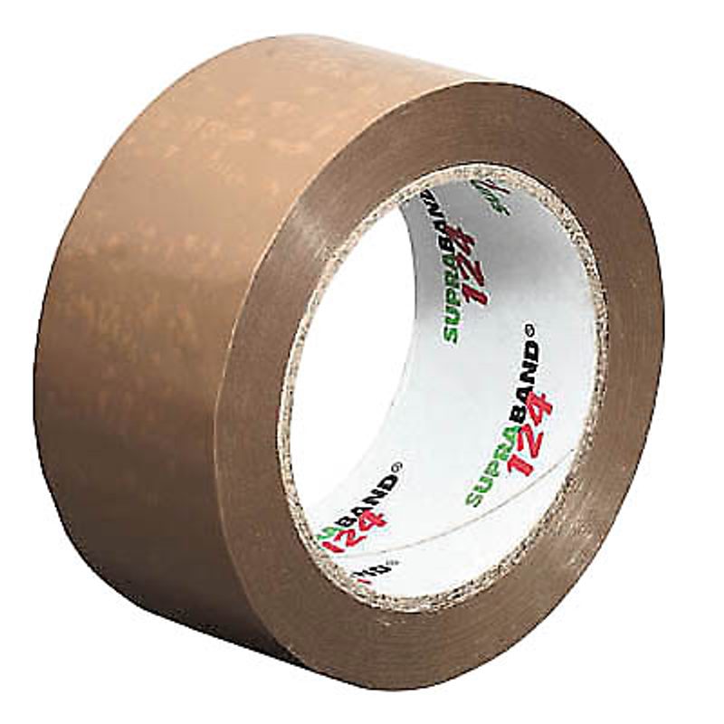 SUPRA Packband SUPRABAND 124 braun 50,0 mm x 66,0 m 1 Rolle
