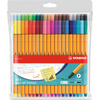 thumb-STABILO Point 88 Fineliner farbsortiert 0,4 mm, 40 St.