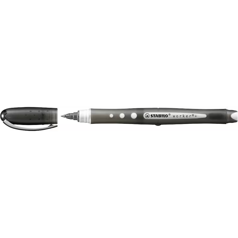 STABILO worker colorful Tintenroller 0,5 mm, Schreibfarbe: schwarz, 1 St.