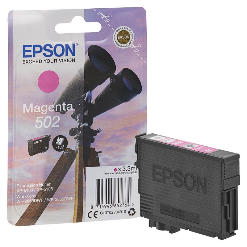 EPSON 502/T02V34  magenta Druckerpatrone