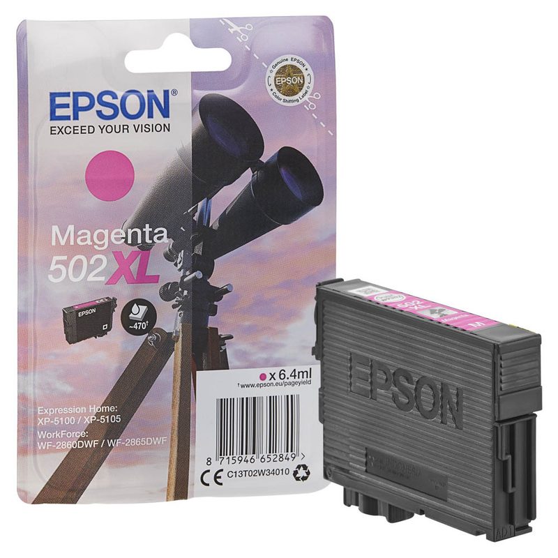 EPSON 502XL/T02W34  magenta Druckerpatrone
