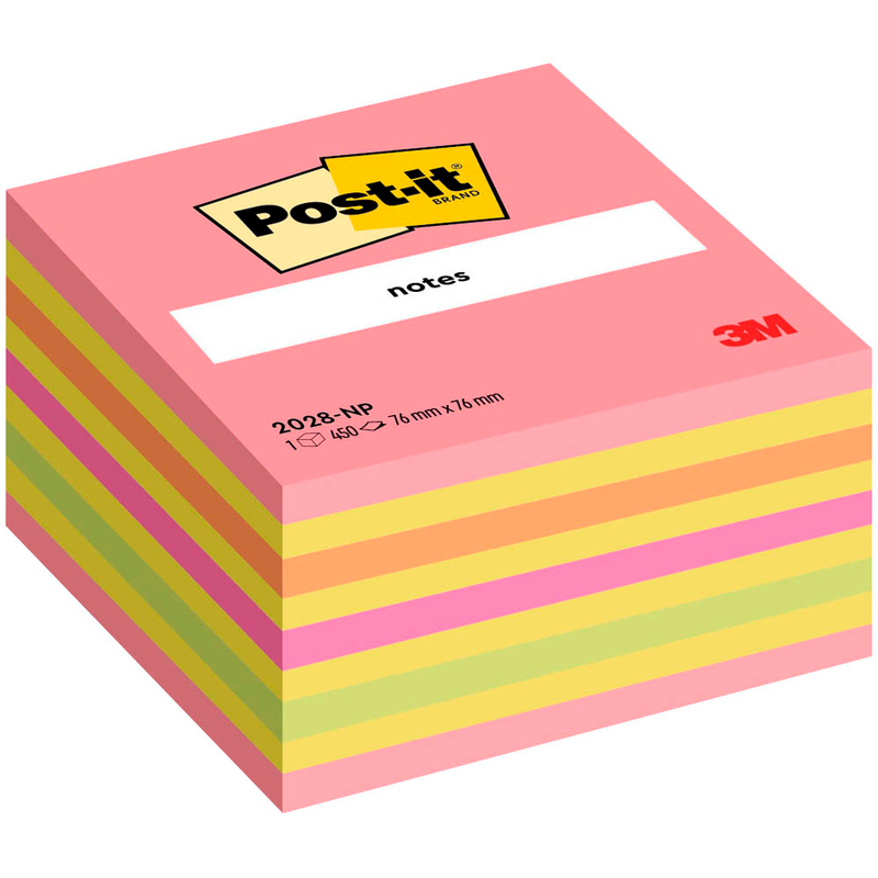 Post-it® Haftnotizen 2028NP farbsortiert, 1 St.