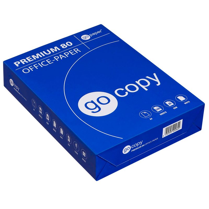 go copy Kopierpapier Premium 80 DIN A4 80 g/qm 500 Blatt