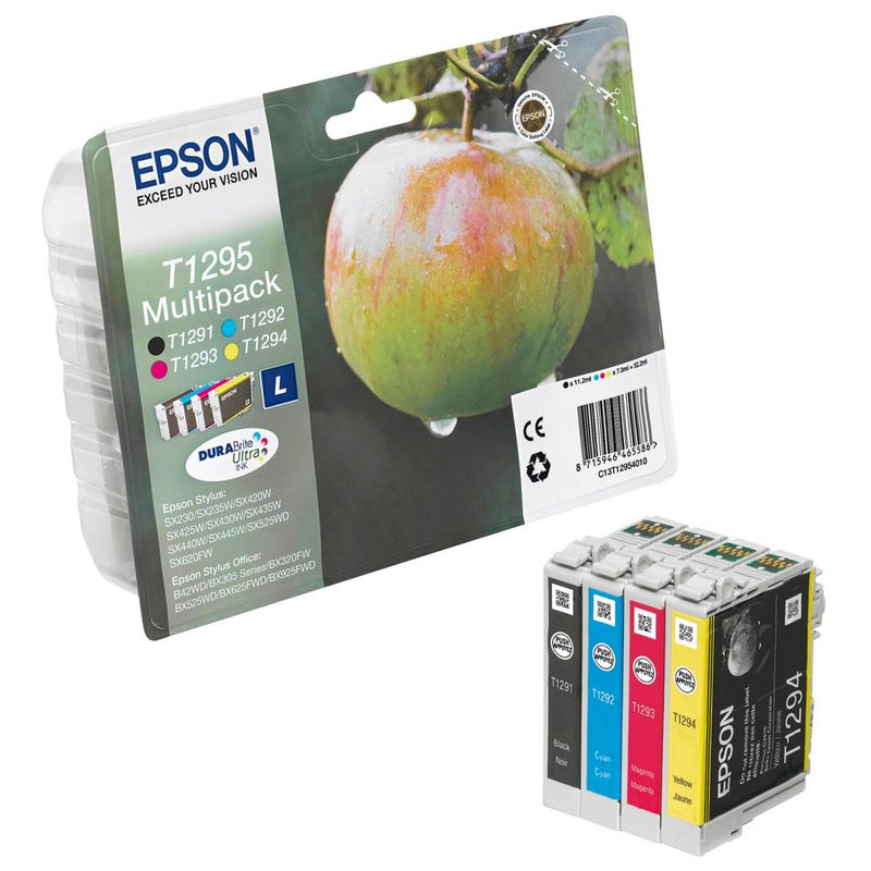 EPSON T1295L schwarz, cyan, magenta, gelb Druckerpatronen, 4er-Set