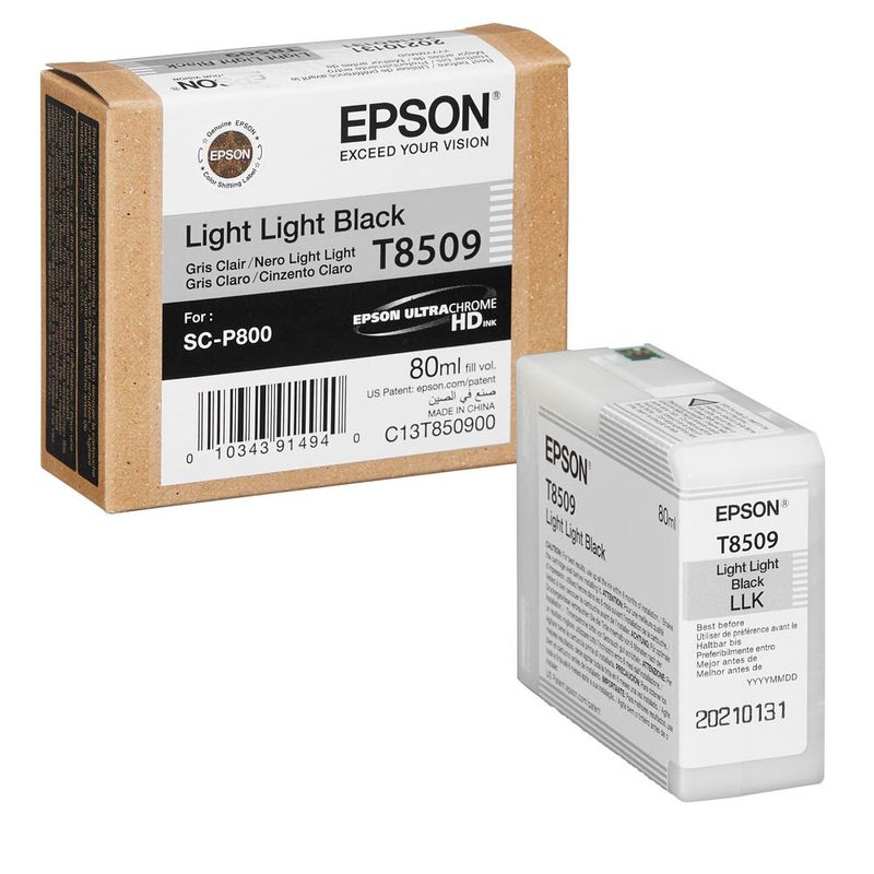 EPSON T8509 Light Light Schwarz Druckerpatrone