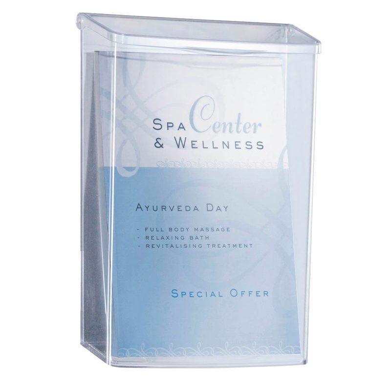 SIGEL Wandprospekthalter transparent DIN A4