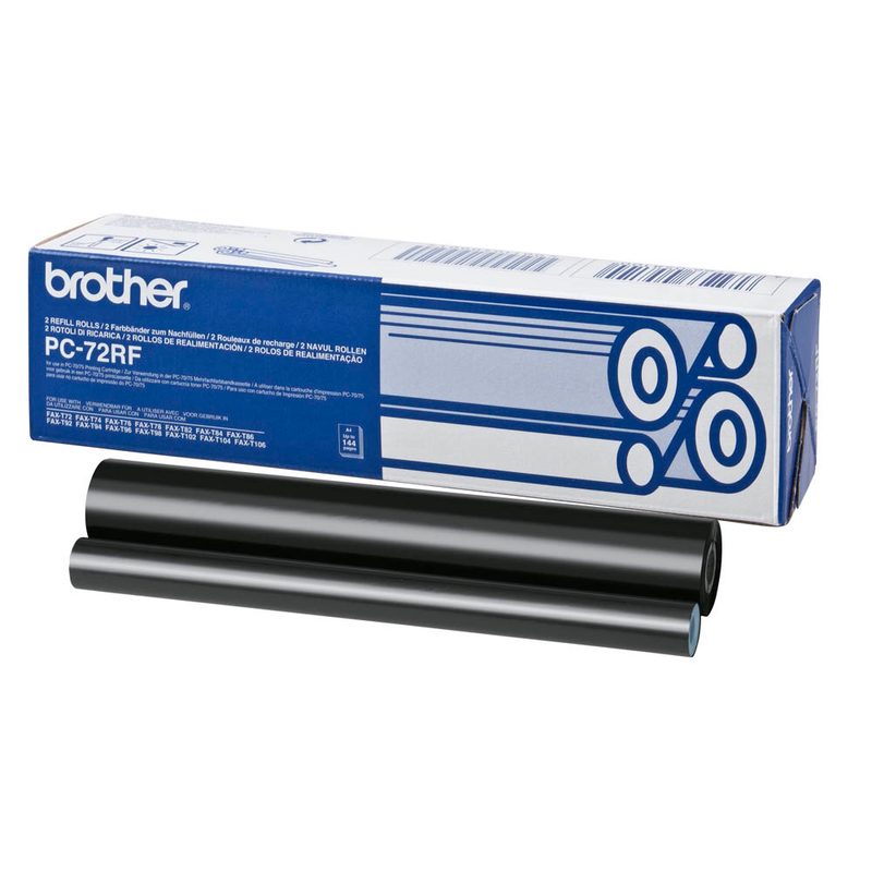 brother PC-72RF schwarz Thermo-Druckfolien, 2 Rollen