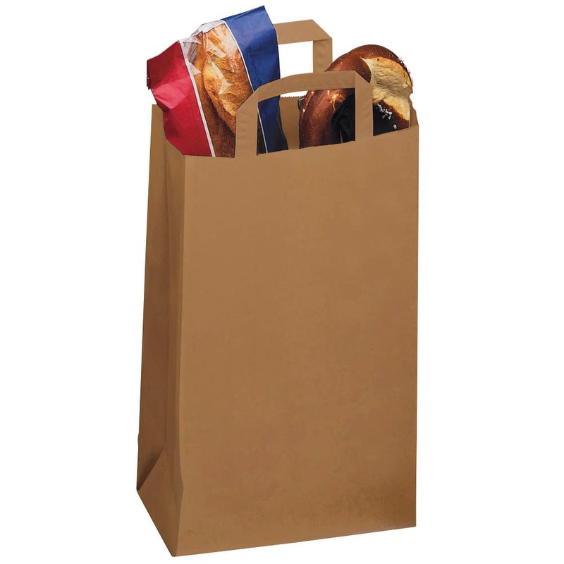 250 VP Papier-Tragetaschen Topcraft braun 22,0 x 36,0 cm