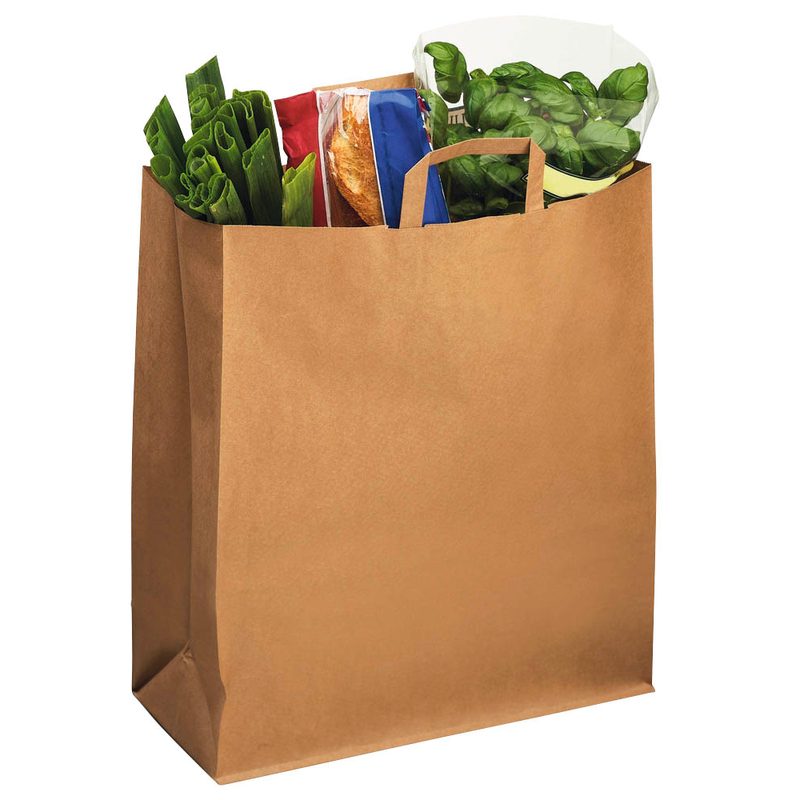 200 VP Papier-Tragetaschen Topcraft braun 40,0 x 45,0 cm