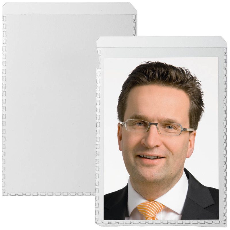 DURABLE Dokumentenhüllen transparent 5,2 x 7,4 cm, 10 St.