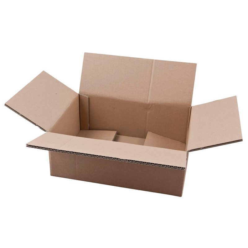 20 Nestler Wellpapp-Faltkartons 2-wellig braun 36,3 x 26,3 x 14,8 cm Außenmaß