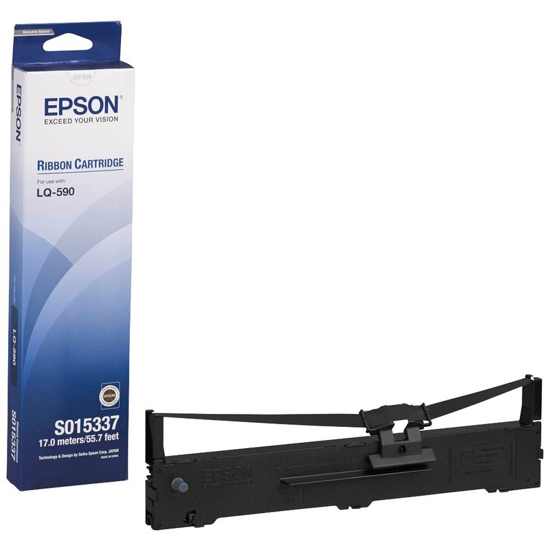 EPSON S015337 schwarz Farbband, 1 St.