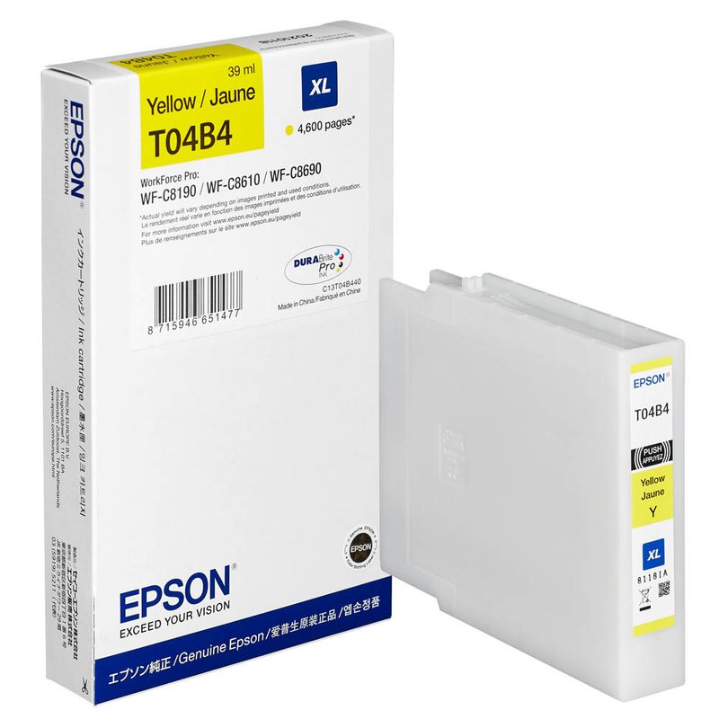 EPSON T04B4XL gelb Druckerpatrone