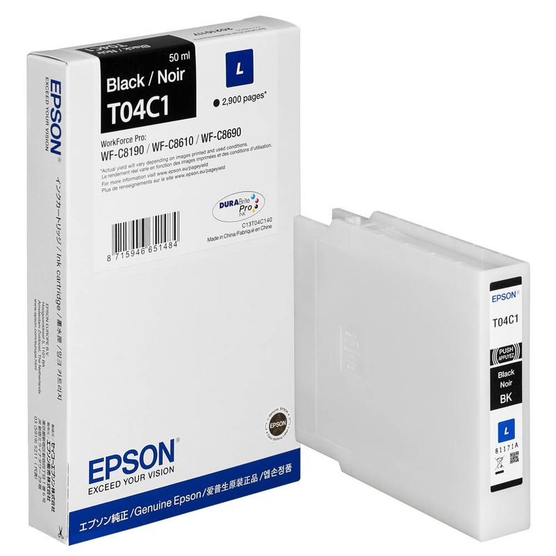 EPSON T04C1L schwarz Druckerpatrone