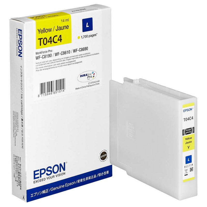 EPSON T04C4L gelb Druckerpatrone