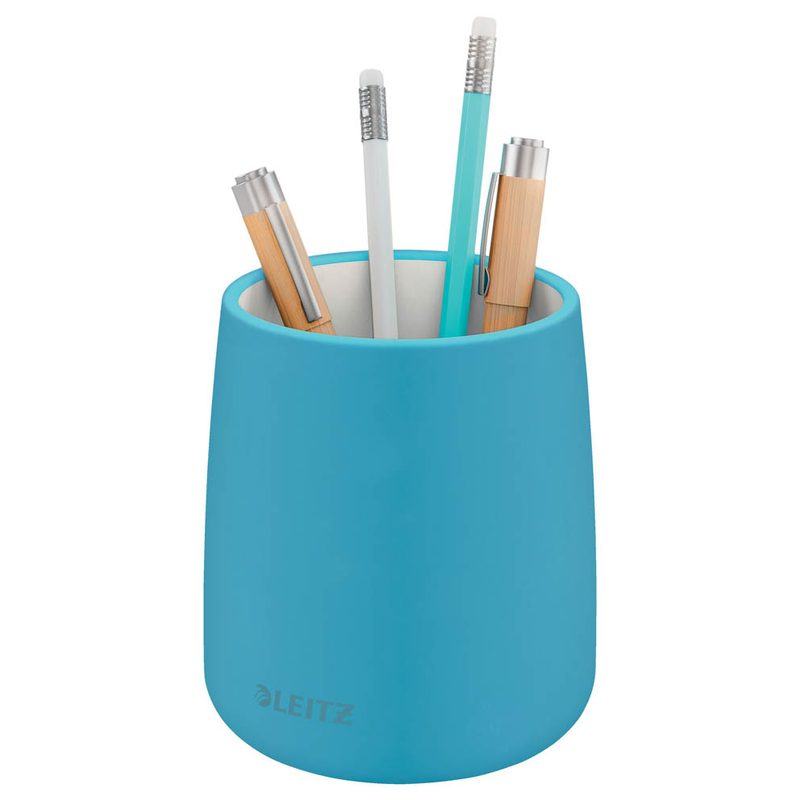LEITZ Stiftehalter Cosy blau Keramik 8,7 x 8,7 x 10,8 cm