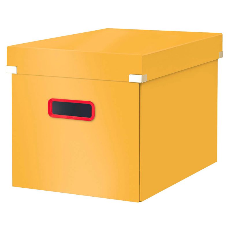 LEITZ Click & Store Cosy Aufbewahrungsbox 32,5 l gelb 32,0 x 36,0 x 31,0 cm
