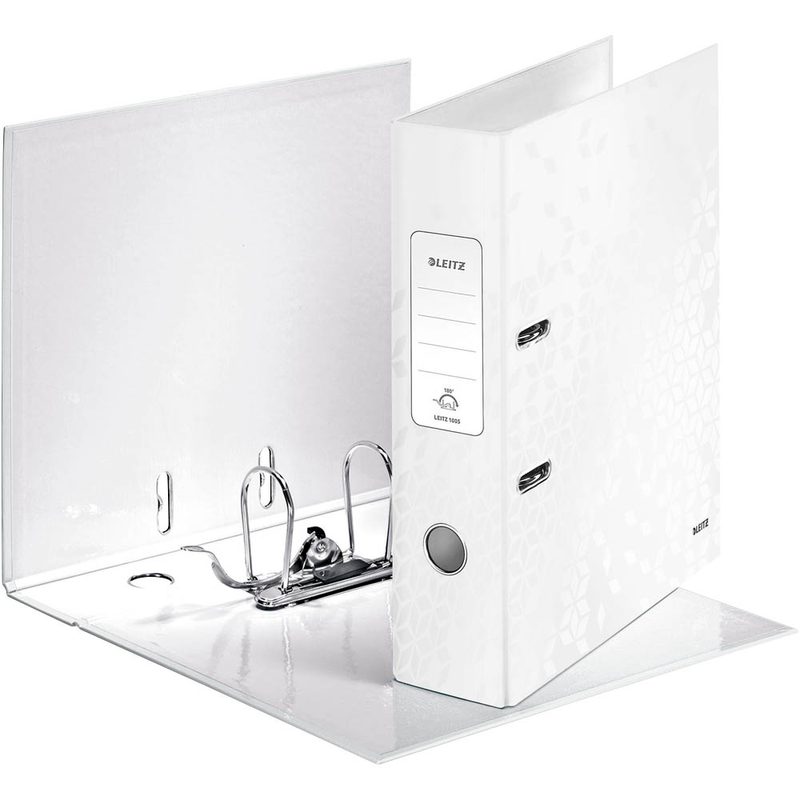 LEITZ Ordner weiß Karton 8,0 cm DIN A4