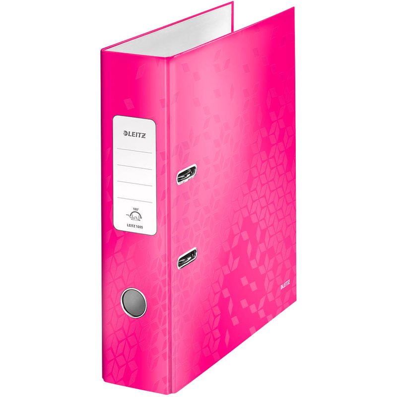 LEITZ Ordner pink Karton 8,0 cm DIN A4