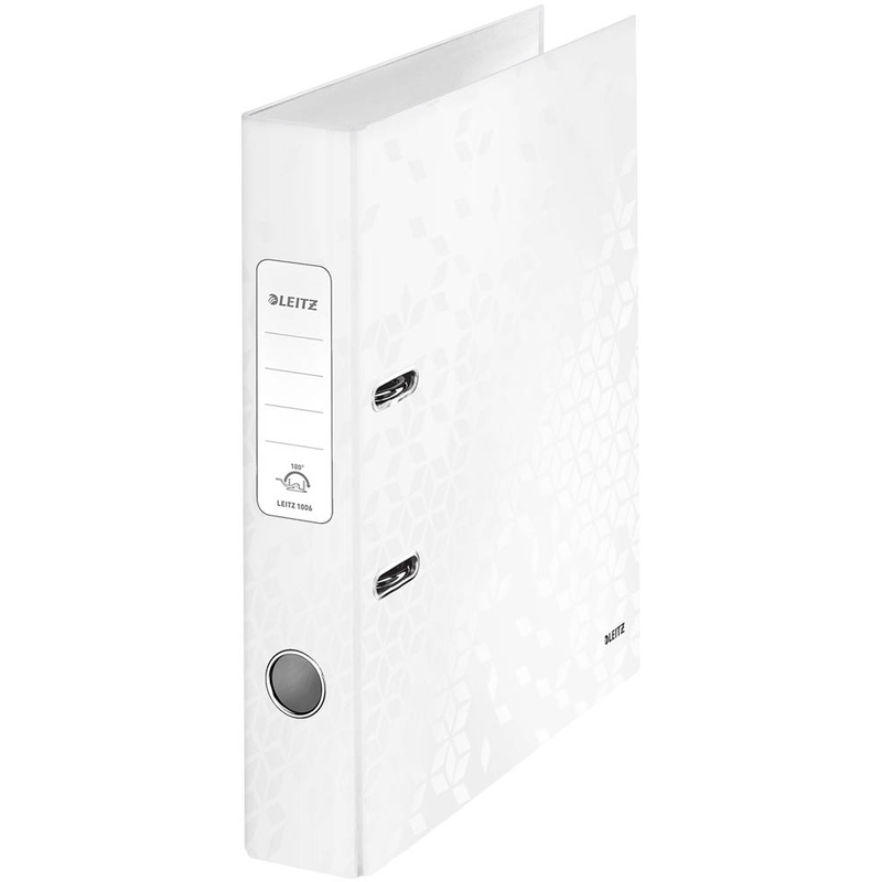 LEITZ Ordner weiß Karton 5,0 cm DIN A4