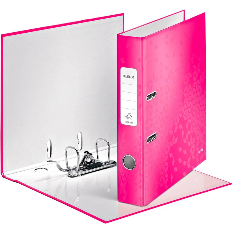 LEITZ Ordner pink Karton 5,0 cm DIN A4