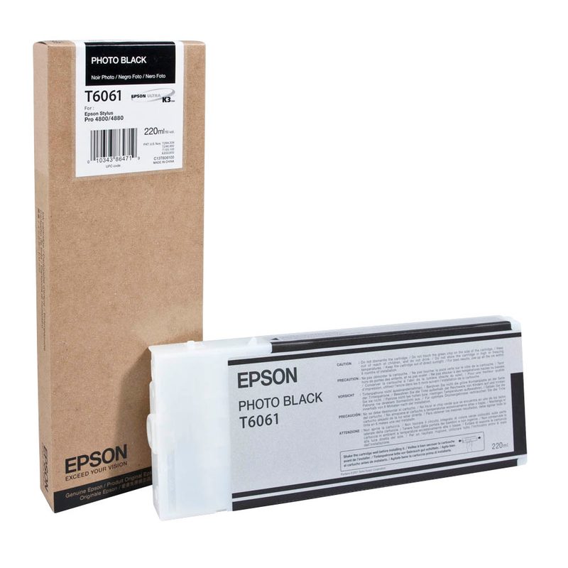 EPSON T6061 Foto schwarz Druckerpatrone