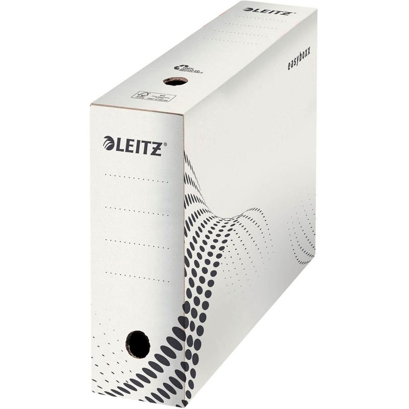 25 LEITZ Archivboxen easyboxx weiß 10,0 x 35,0 x 25,0 cm