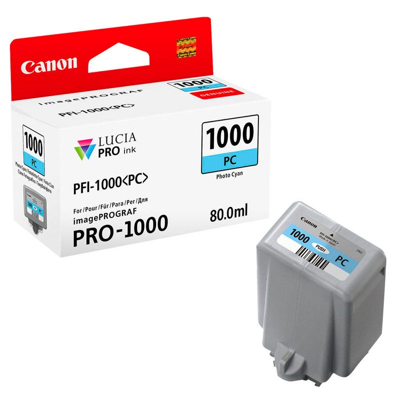Canon PFI-1000 PC  Foto cyan Druckerpatrone