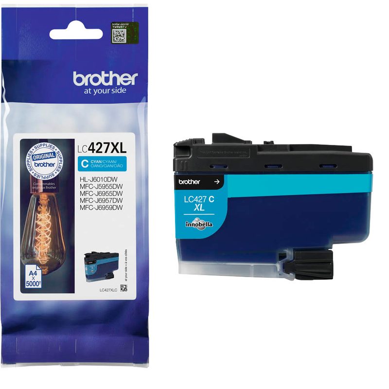 brother LC-427XLC  cyan Druckerpatrone
