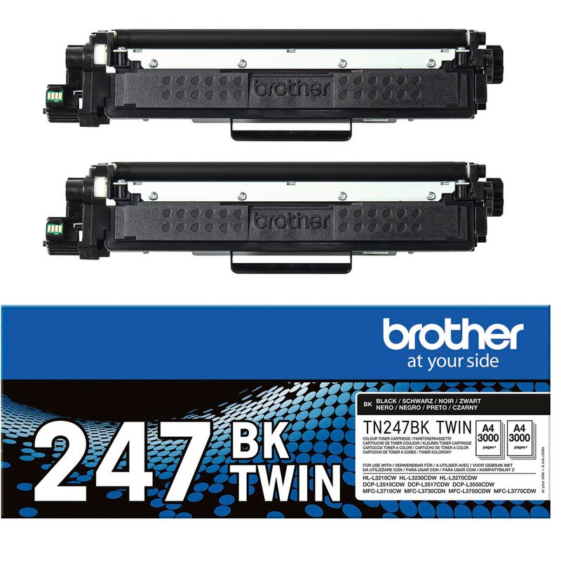 brother TN-247BKTWIN  schwarz Toner, 2er-Set