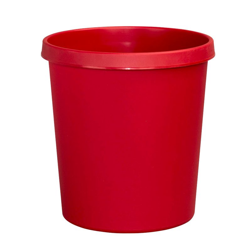 helit Papierkorb 18,0 l rot